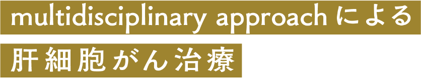 multidisciplinary approach による肝細胞がん治療